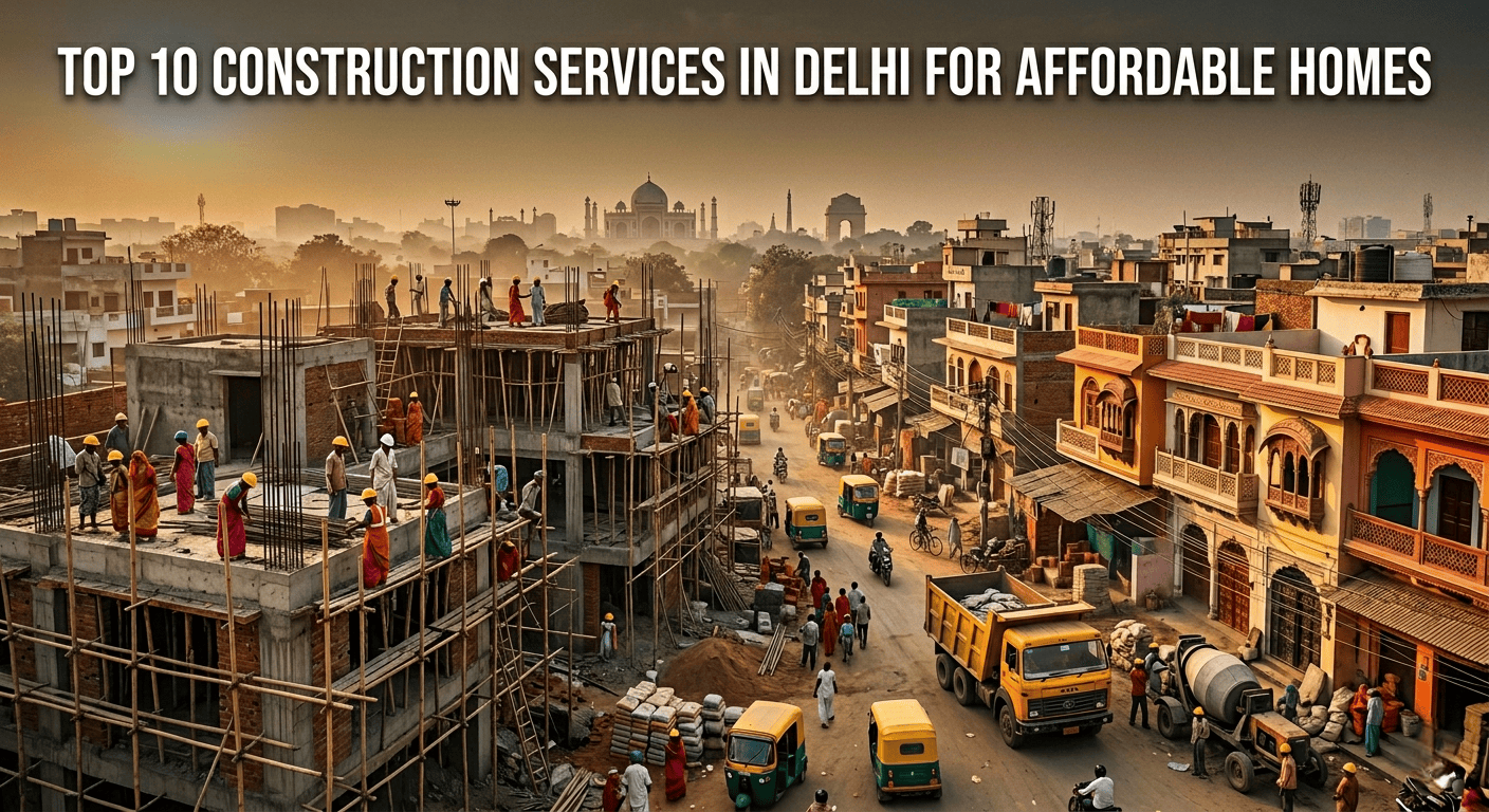 Top 10 Construction Services in Delhi