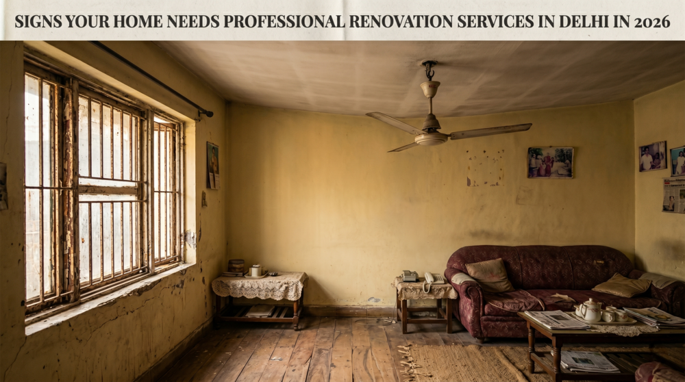 Signs Your Home Needs Renovation Services in Delhi in 2026