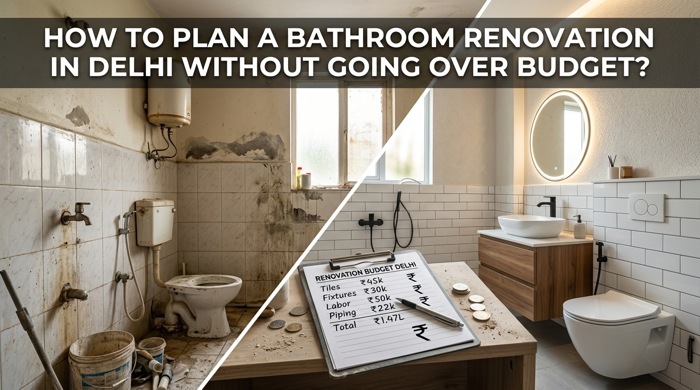 How to Plan a Bathroom Renovation in Delhi Without Over Budget?