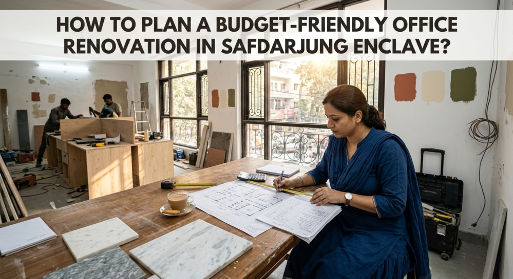 Budget Friendly Office Renovation in Safdarjung Enclave
